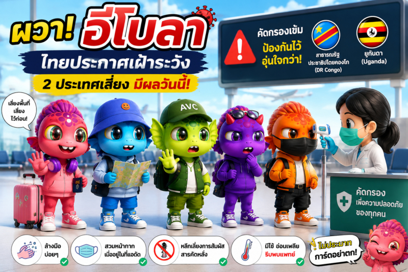 อีโบล่าลามหนัก ไทยประกาศเฝ้าระวังด่วน