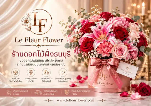 ร้านดอกไม้ฝั่งธนบุรี สำหรับทุกช่วงเวลาสำคัญ