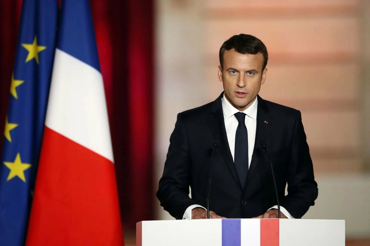 french-president-macron-says-stopping-all-weapons-exports-to-israel-is-the-only-solution-to-ending-the-wars-in-gaza-and-lebanon