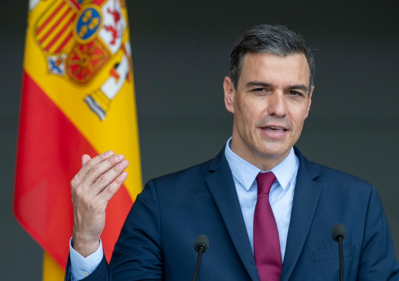 Spain's Prime Minister Sánchez calls on European Union to suspend its free trade deal with Israel.