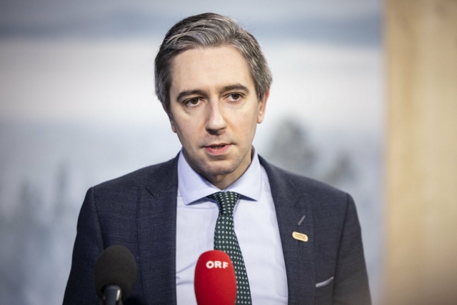 Ireland's Prime Minister Simon Harris plans to suspend trade with Israel.