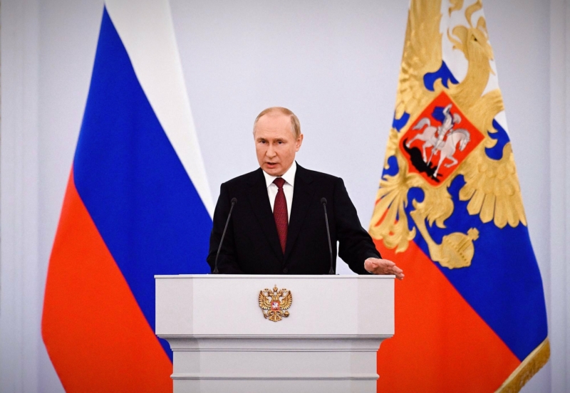 Vladimir Putin says Russia is a country ruled by God.