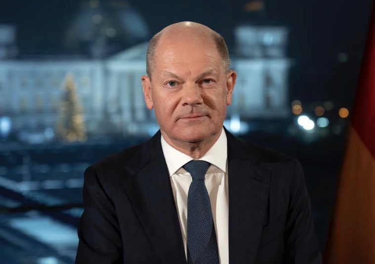 german-chancellor-scholz-accuses-elon-musk-of-influencing-elections-during-his-new-years-address-this-nations-fate-will-not-be-decided-by-the-owners-of-social-media