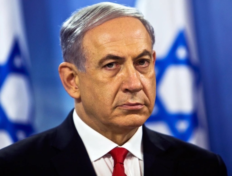 Israeli Prime Minister Netanyahu says "there will never be a Palestinian state."