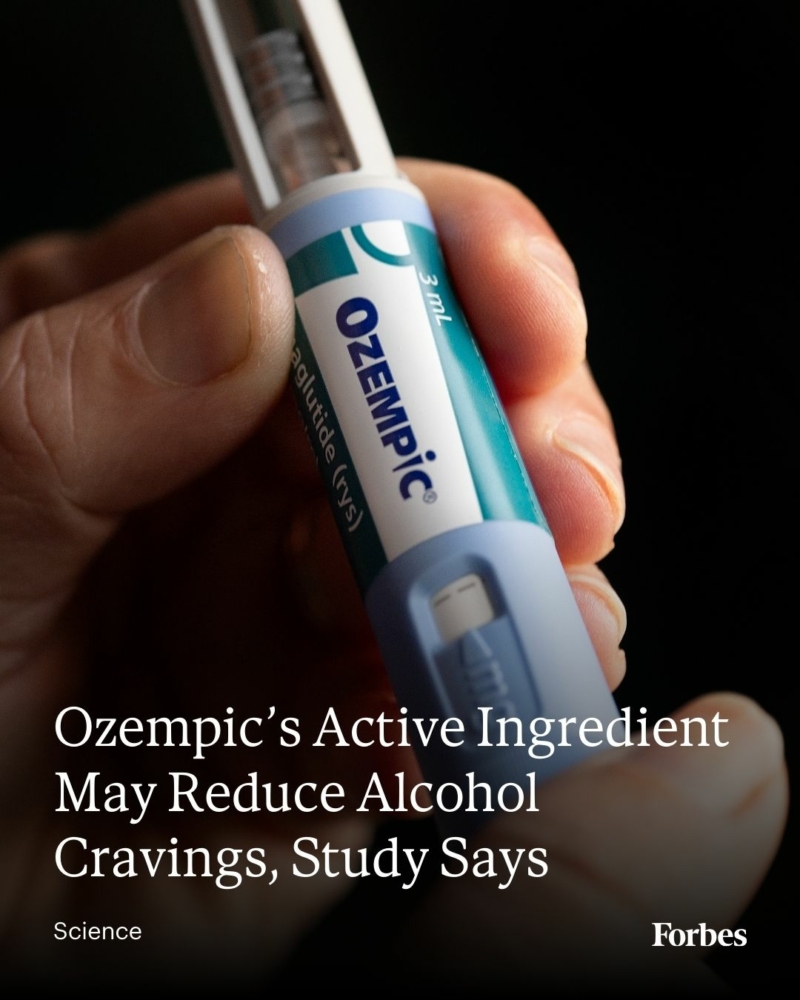 The active ingredient in Ozempic and Wegovy was linked to reduced cravings for drinking alcohol among people with alcohol use disorder, according to a small study published Wednesday