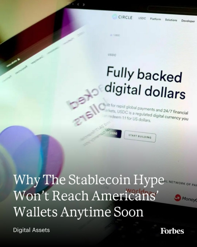Stablecoins offer promising improvements for cross-border transactions. But for domestic payments in developed economies, they’re a solution looking for a problem. (Photo: Gabby Jones via Bloomberg)