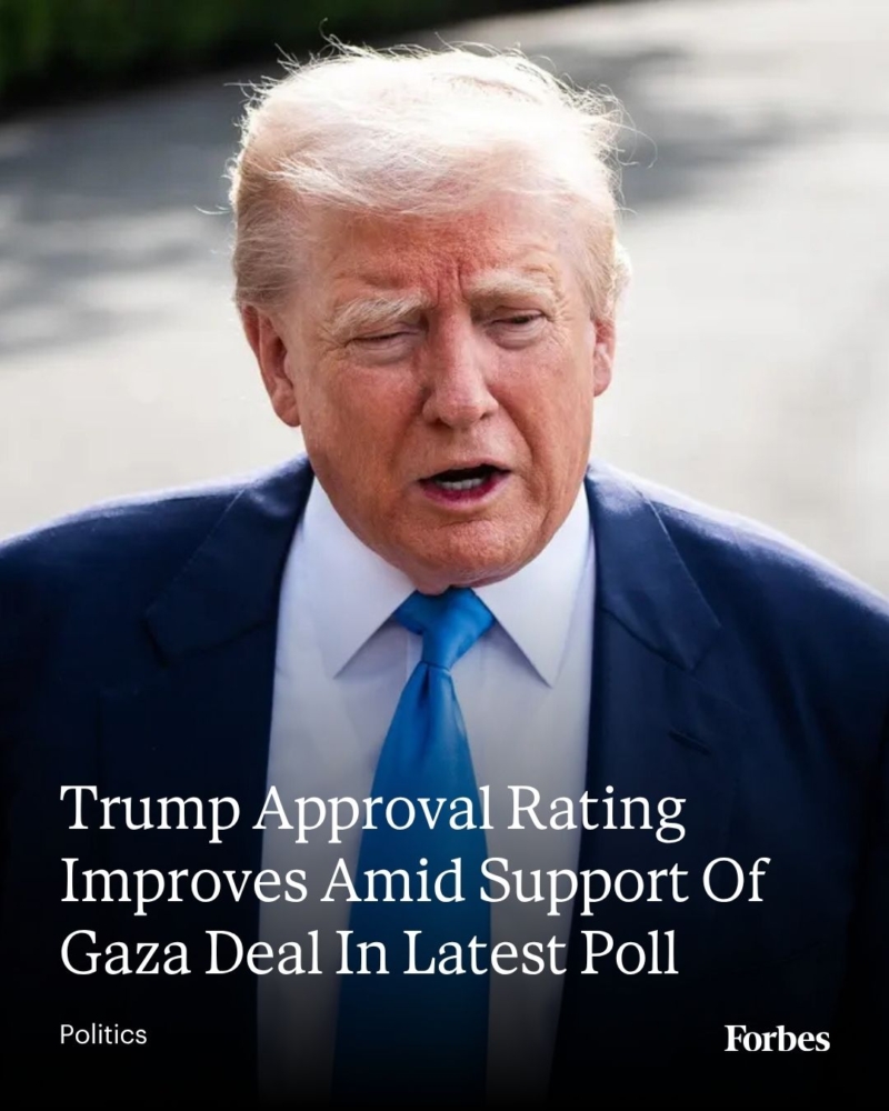 President Donald Trump’s approval rating ticked up slightly from August in a new Emerson College survey that found a significant improvement in voters’ view of his handling of the Israel-Hamas war