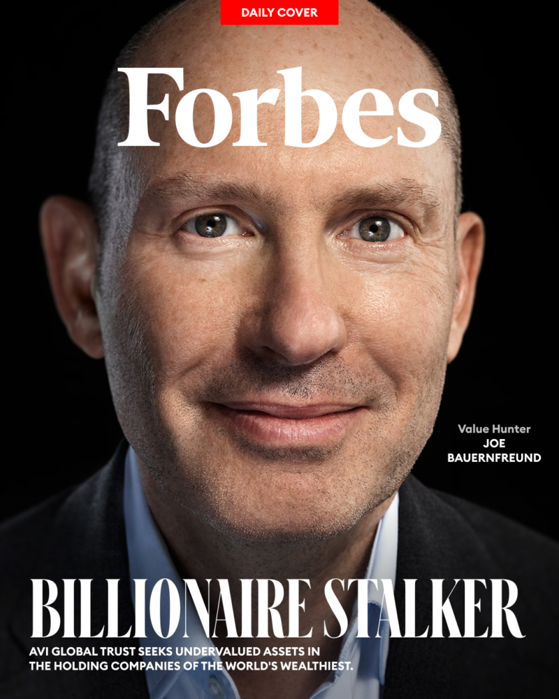 From his London perch, Joe Bauernfreund buys shares of companies trading at discounts to their liquidating value, including holding companies controlled by billionaire families.