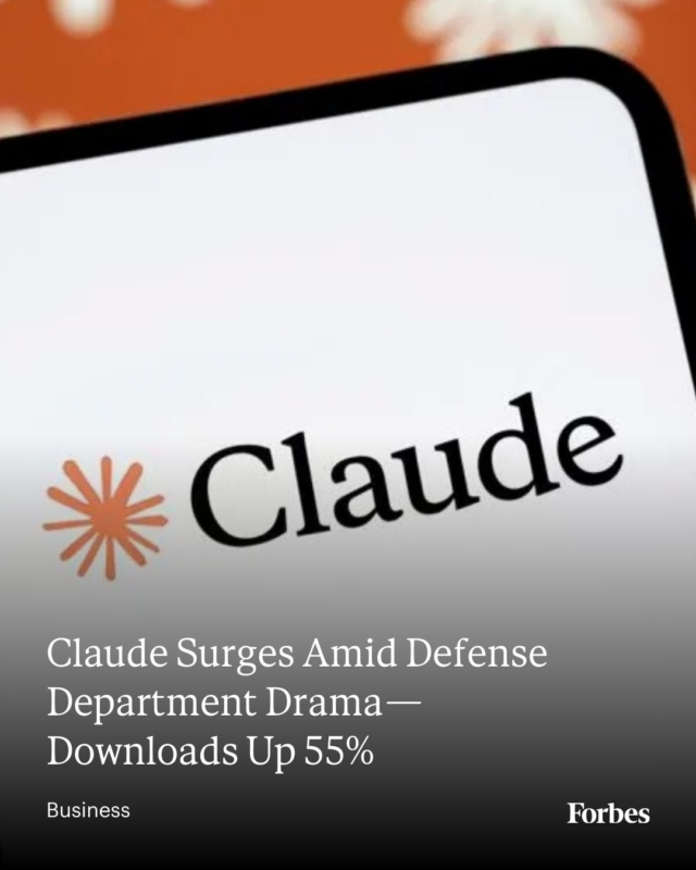 Anthropic’s Claude is surging in app downloads and traffic, according to data from Similarweb shared with Forbes, amid fallout over President Donald Trump and the Defense Department cutting ties with what Trump slammed as a “radical left, woke” AI company.