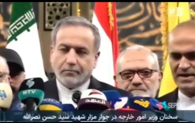 عراقچی: همچنان از مقا.ومت و اهداف آن حمایت خواهیم کرد ‏-همچنان به‌دنبال گسترش روابط خودمان با همه اجزای دولت لبنان هستیم و آرزو داریم روابط ایران و لبنان در همه حوزه‌ها گسترش پیدا کند