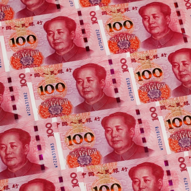 Chinese yuan reaches strongest value against U.S. dollar since January 2023.