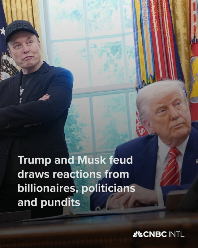 Donald Trump and Elon Musk traded barbs in a rather public feud, with the U.S. president threatening to pull back billions of dollars in government contracts for Musk’s companies, while the Tesla CEO suggested Trump could not have won the election without him.