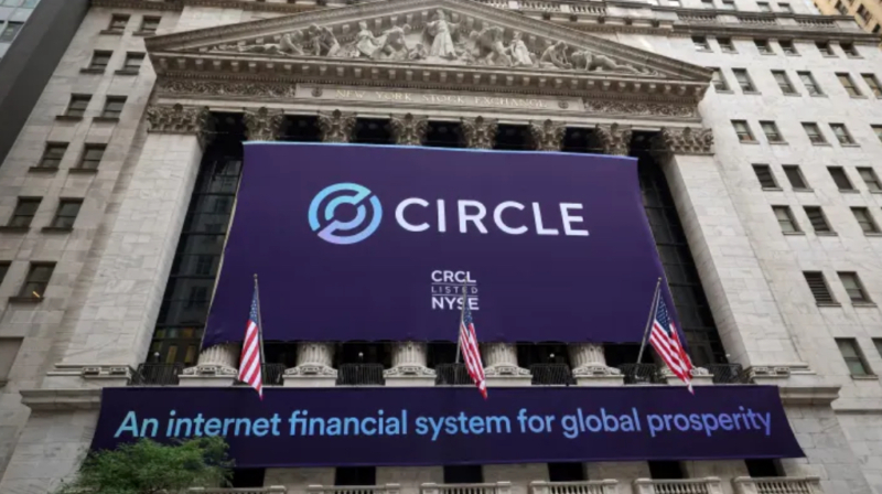 Circle shares rise as second-quarter revenue jumps 53% on strong stablecoin growth Circle Internet Group shares jumped Tuesday after reporting its first quarterly earnings as a publicly listed company. While charges related to the stablecoin issuer's debut contributed to a second-quarter loss, it reported a 53% increase in revenue, driven by strong growth in stablecoins. Revenue rose to $658.1 million from $430 million in the same period a year ago. Shares rose more than 7% in premarket trading. The stock has soared nearly 420% since it went public on June 5. "The validation that we've seen in Circle, and the sentiment around circle is really about people understanding that the internet is colliding with the financial system," Circle CEO Jeremy Allaire told CNBC's "Squawk Box" Tuesday. "Just like open internet, software, networks and utilities changed media, communications, retail and education, it's happening in the financial system and stablecoin money and blockchains are foundational to that future." Circulation of USDC, the stablecoin Circle issues and manages, grew 90% from the previous year to $61.3 billion. Stablecoins are cryptocurrencies whose values are pegged to that of another asset, usually the U.S. dollar. Traditionally used as bridge currencies for crypto traders, stablecoins today are benefiting from increased interest by banks and payment firms as the Trump administration rolls back Biden-era crypto policies. "Since our IPO and since the GENIUS Act passed, the number of major financial institutions that are engaging with us in banking, payments, capital markets [and] so many categories has surged," Allaire said. "We're seeing this incredible interest in working with us, including from some of the names that people have thrown out there as maybe doing their own thing" by perhaps launching their own stablecoins. Circle said it swung to a net loss of $482.1 million, or $4.48 a share, from earnings of $32.9 million, or breakeven per share, a year ago. The net loss included non-cash IPO-related charges of $424 million for stock-based compensation and $167 million to adjust the fair value of its convertible debt. The company issued guidance projecting between $75 million and $85 million in other revenue for the rest of 2025, as well as adjusted operating expenses of $475 million to $490 million. It anticipates the amount of USDC in circulation will grow at a 40% compound annual growth rate through the cycle. Circle also announced the forthcoming launch of a new blockchain called Arc, designed to be a network for stablecoin payments, FX, and capital markets applications. It will be integrated across Circle's platform and services and will begin testing among developers in the fall. Circle, led by CEO Jeremy Allaire, is one of the earliest companies in the crypto industry and the issuer of USD Coin, commonly referred to by its ticker, USDC. It's the second largest stablecoin in the world, making up about 26% of the dollar-backed stablecoin market, behind Tether's USDT, which makes up about 67%, according to CryptoQuant.