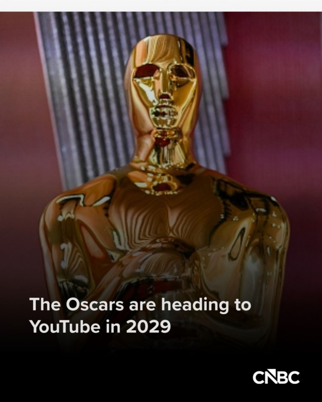 The 101st Academy Awards will be hosted on YouTube. The Academy of Motion Picture Arts and Sciences announced it’s signed a multiyear deal with the Google-owned service to stream the Oscars starting in 2029 and running through 2033