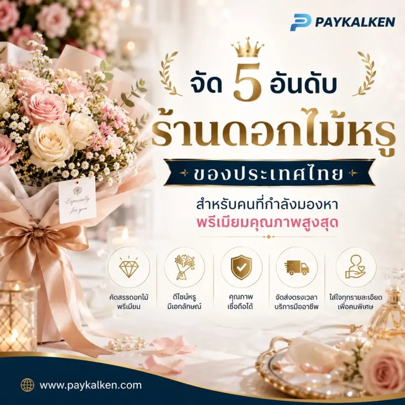 จัด 5 อันดับ ร้านดอกไม้ใกล้ฉัน สเรียบหรู