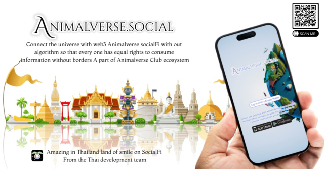 animalverse-soicialfi-is-a-web3-social-media-platform-designed-to-connect-users-around-the-world-without-the-influence-of-algorithms-promoting-equal-access-to-information-the-platform-aims-to-create